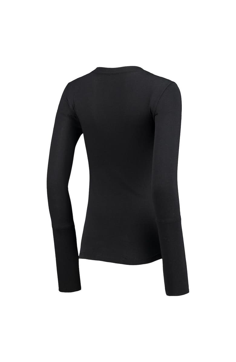 LUSSO Women's Lusso Black 2022 NBA All-Star Game Lizzie Long Sleeve T-Shirt, Alternate, color, 