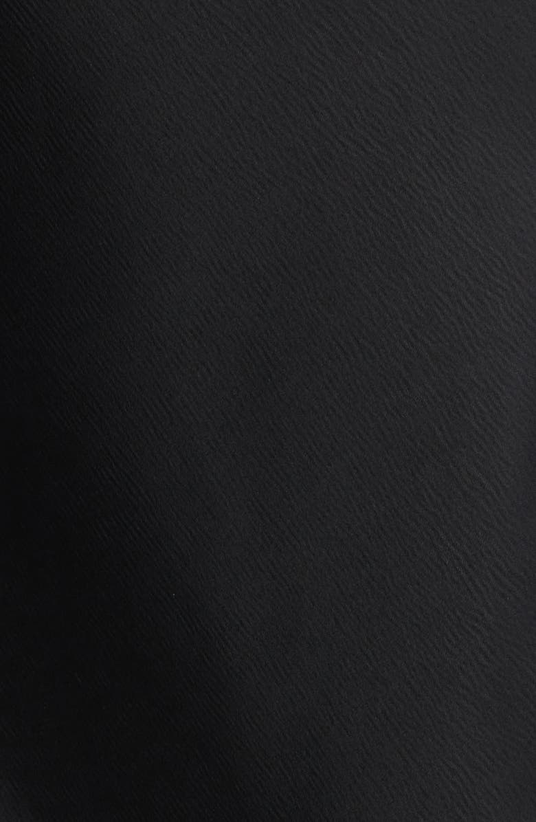 WAYF Lea Cowl Neck Satin Gown, Alternate, color, Black