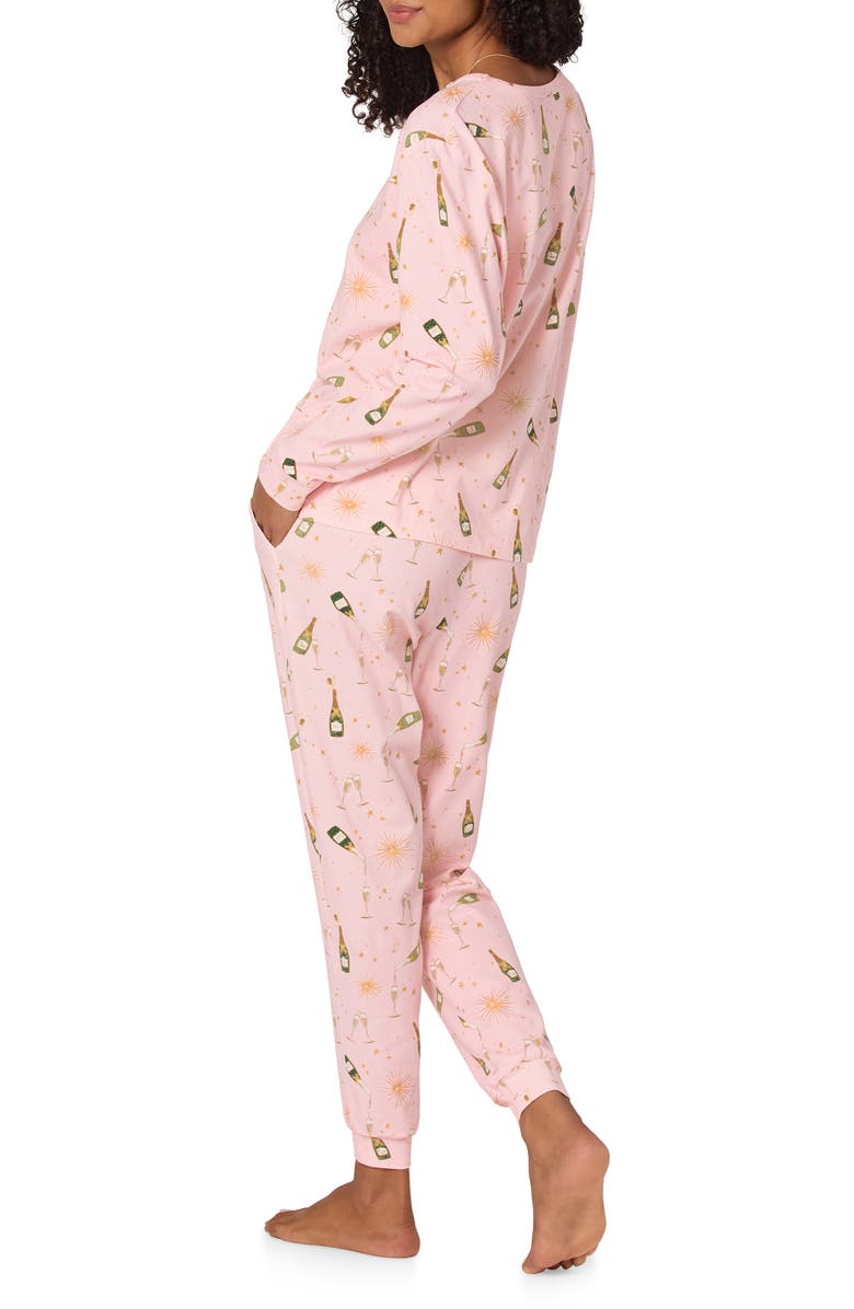 BedHead Pajamas Pop Fizz Print Stretch Organic Cotton Pajamas, Alternate, color, 