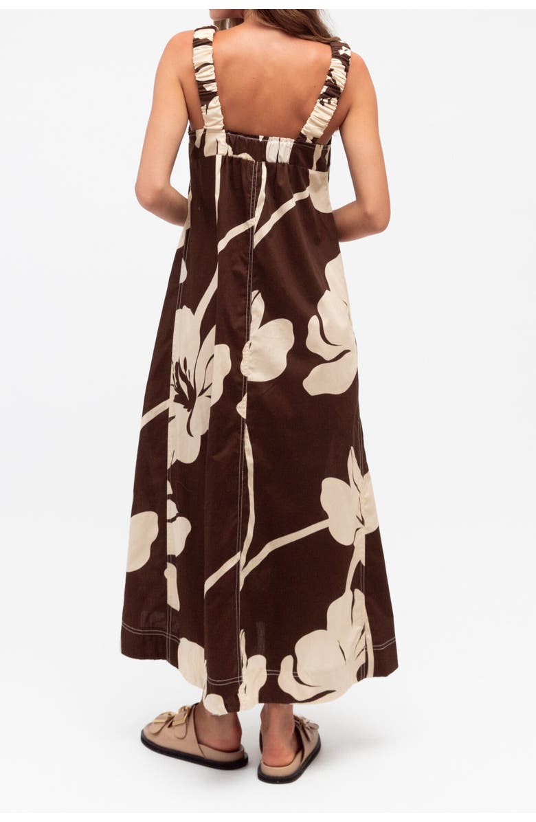 Label of Love Chocolate Bloom Maxi Dress, Alternate, color, 