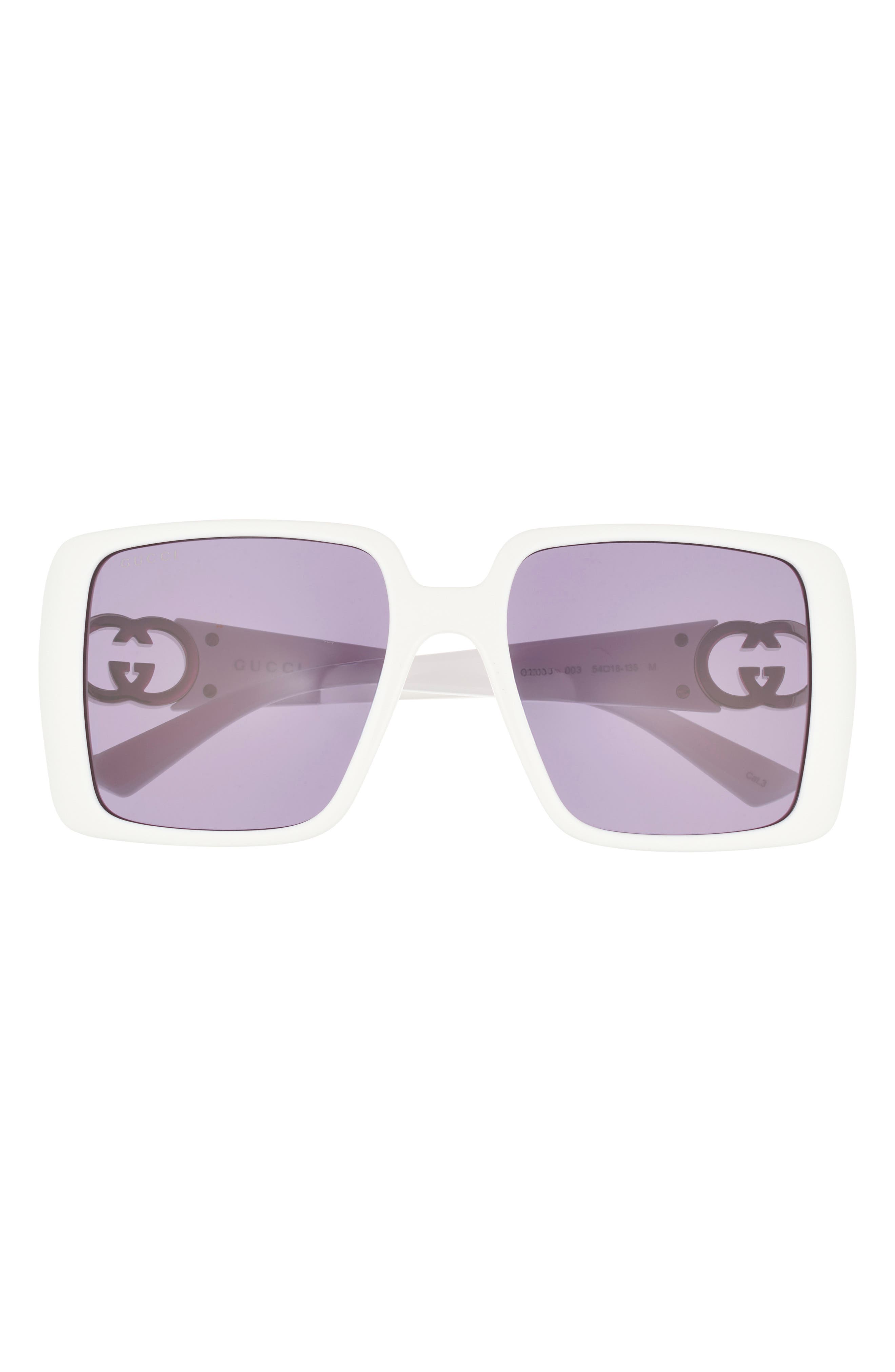 Gucci 54mm Square Sunglasses