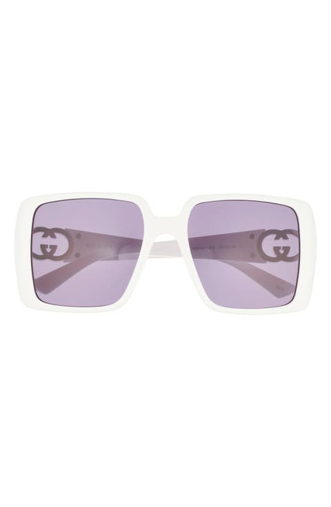 54mm Square Sunglasses