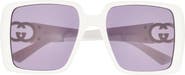 Gucci 54mm Square Sunglasses