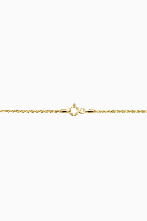 Oradina 10k Gold Roman Rope Choker In Yellow Gold