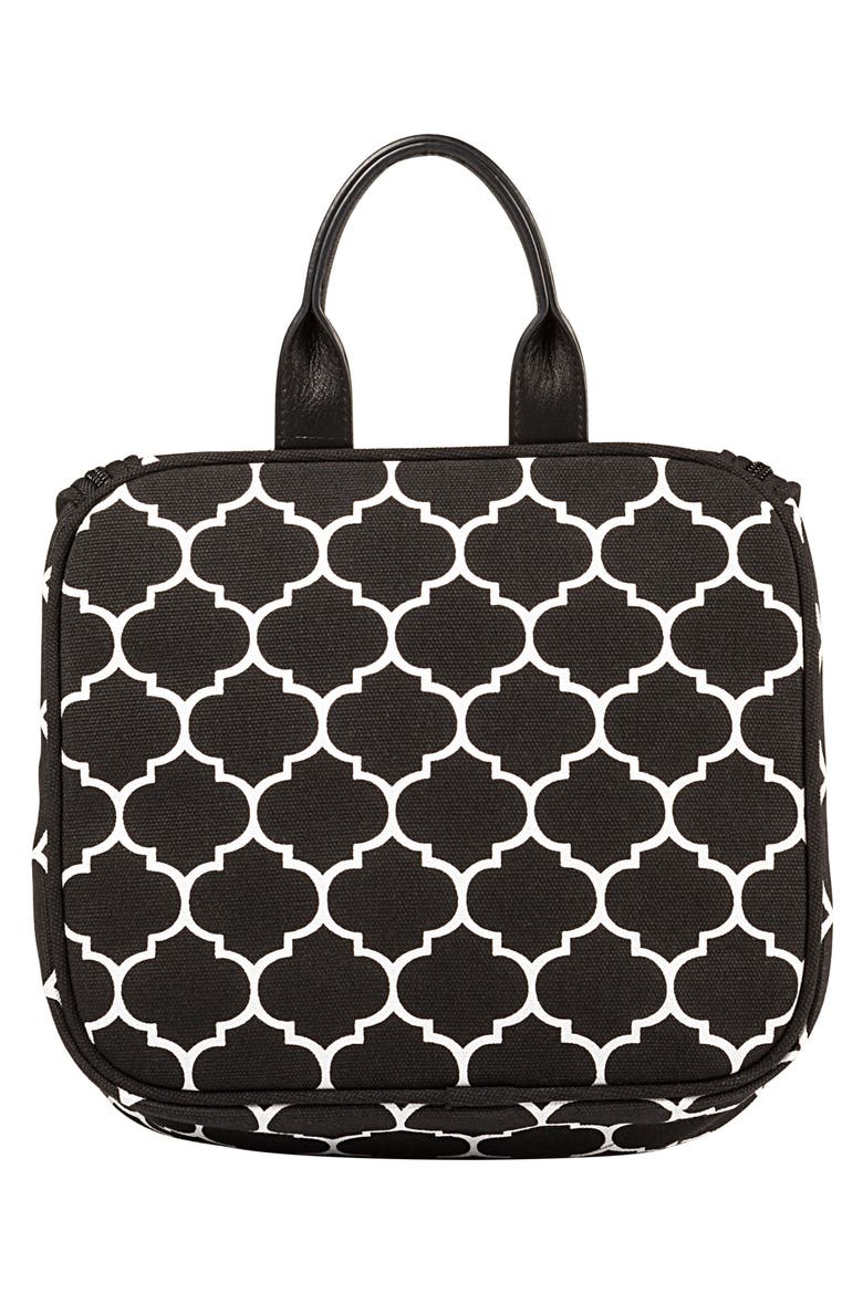 Monogram Travel Kit, Main, color, BLACK