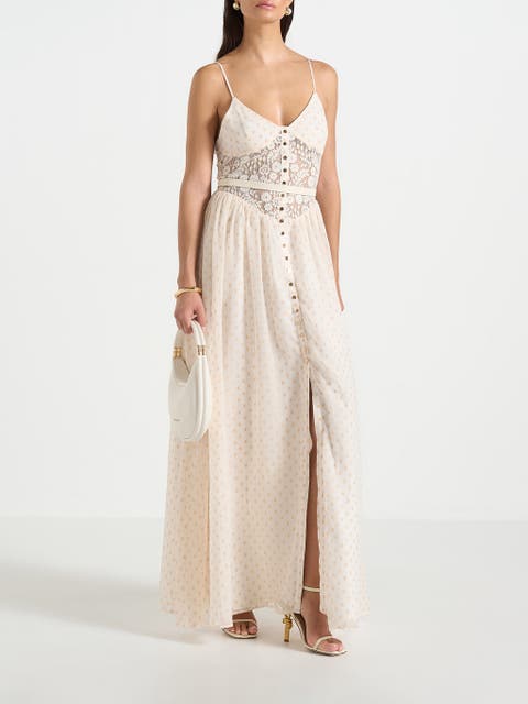 Rosie Lace Corset Maxi Dress