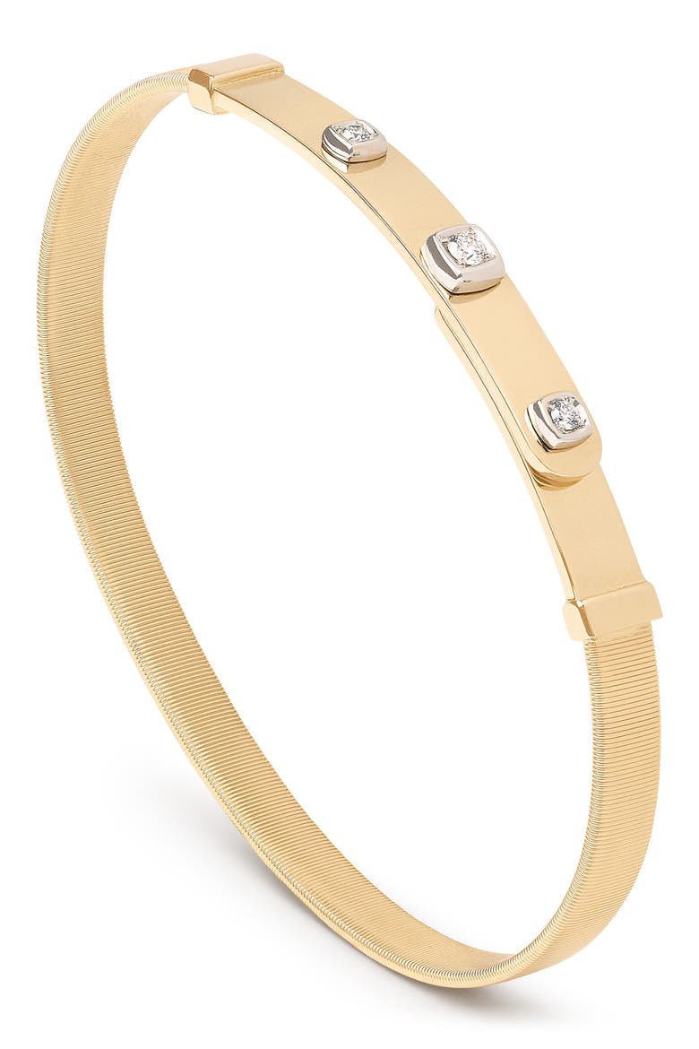 Masai Diamond Station Bracelet, Main, color, YELLOW GOLD