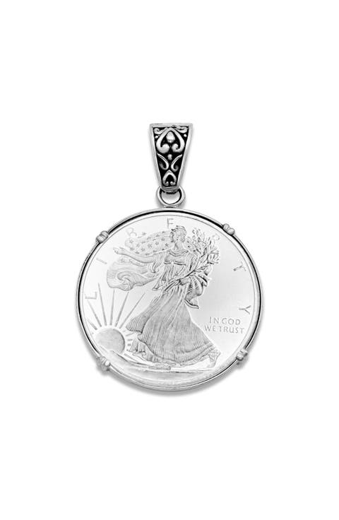 Walking Liberty Coin Pendant