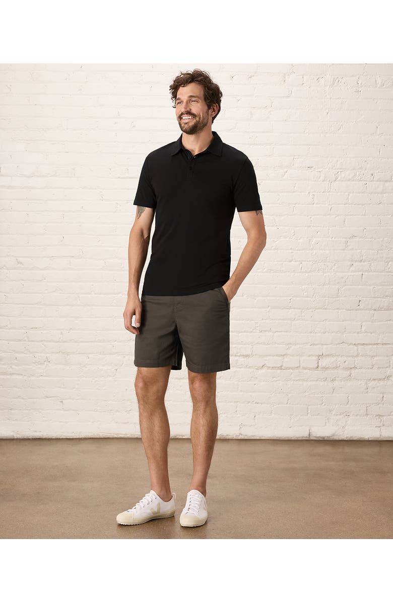 Pact Luxe Essential Slim Polo Made With Organic Cotton, Alternate, color, Black