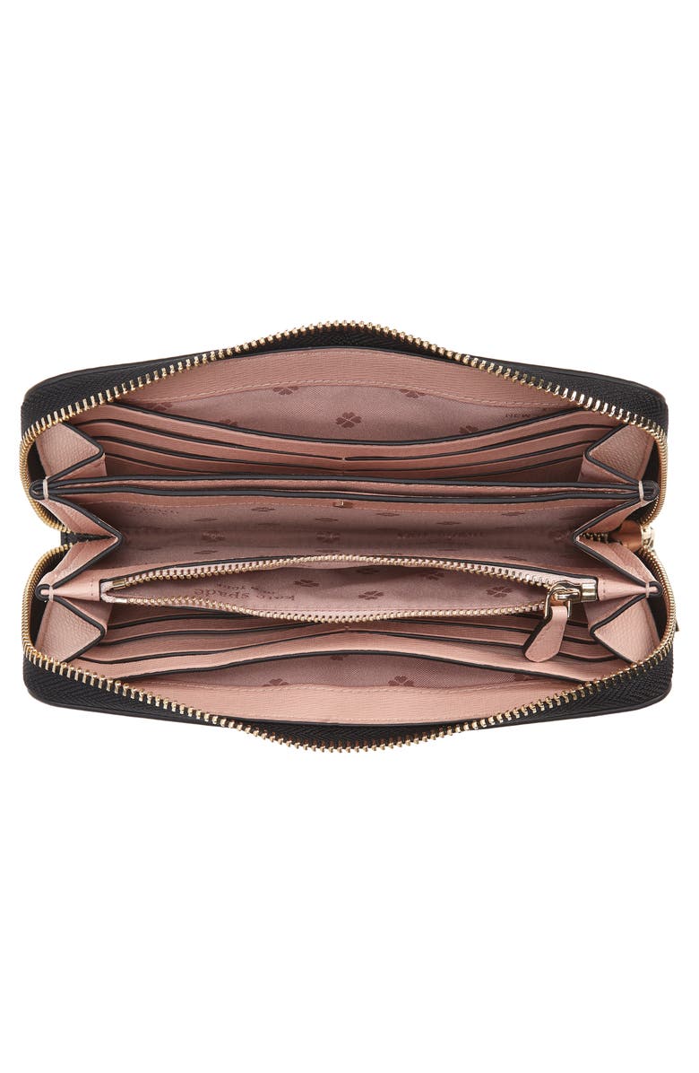 Kate Spade New York spencer leather continental wallet, Alternate, color, 