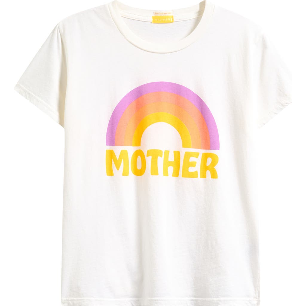 Shop Mother The Boxy Goodie Goodie Supima® Cotton Tee In Over