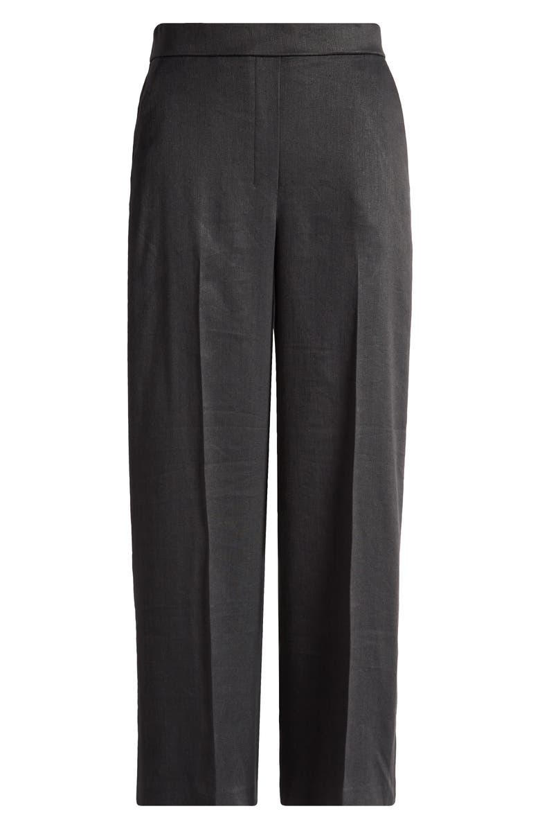 Theory Pull-On Linen Blend Wide Leg Pants, Alternate, color,