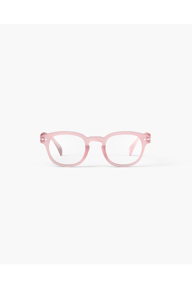 #C 49mm Square Reading Glasses, Main, color, Pink