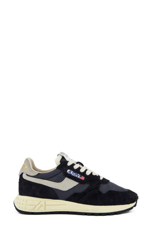 Autry Reelwind Low Top Sneaker In Black
