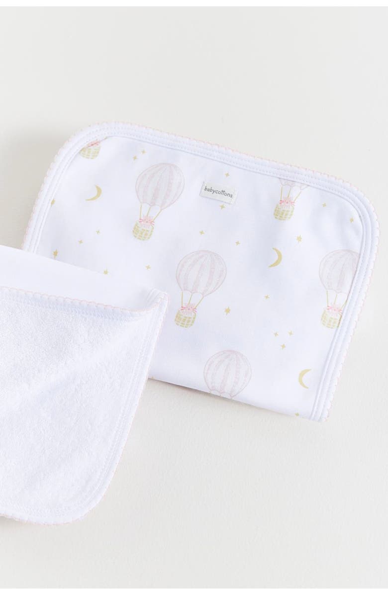 Babycottons Premium Peruvian Pima Cotton Robin Burps 2-Pack For Infant, Alternate, color,