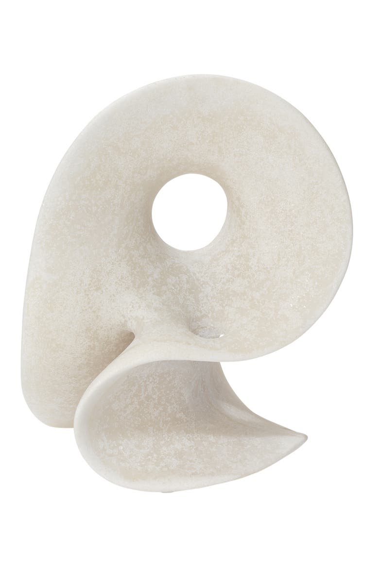 Amorphous Resin Decorative Table Object, White, Main, color, White