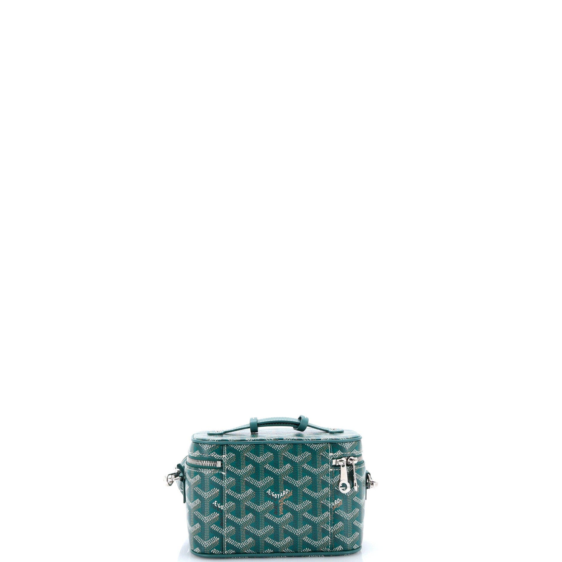 Muse Vanity Case Coated Canvas Mini, Alternate, color, Green