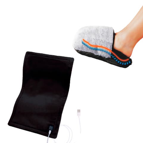 Ultimate Heat 
Relaxation Duo Foot Warmer + XL Heating Pad Bundle