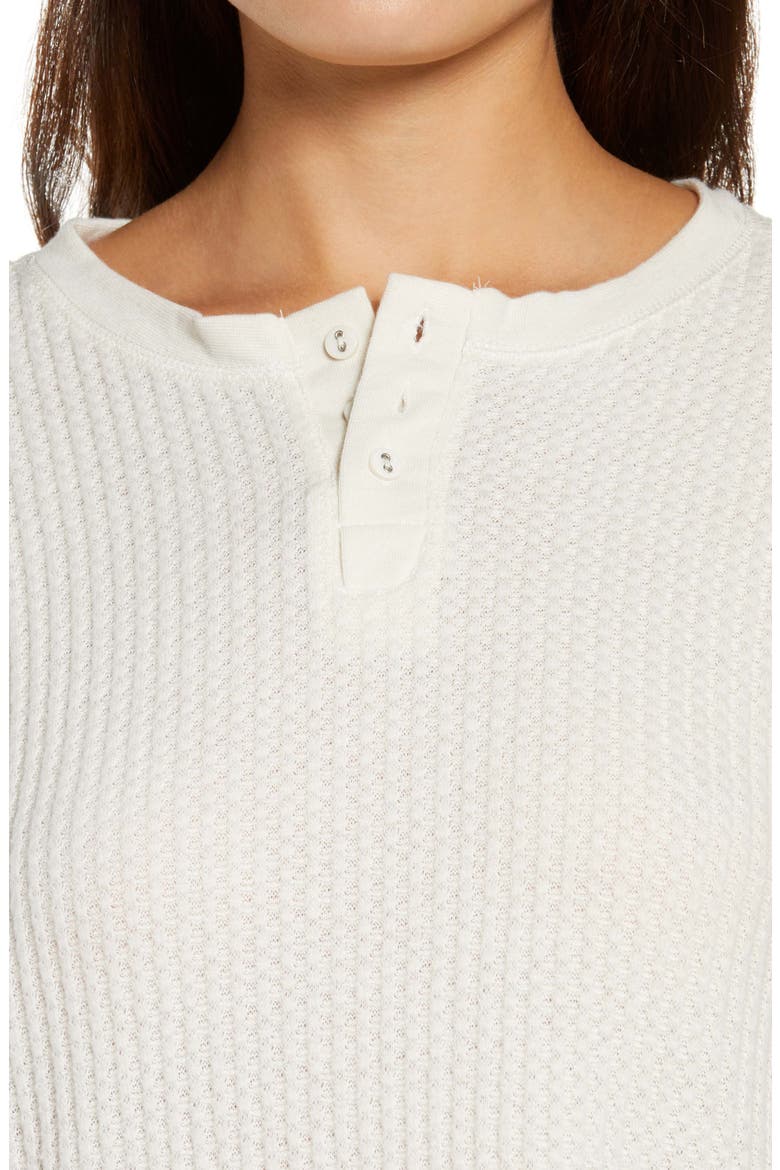 Long Sleeve Henley Top, Alternate, color, STONE