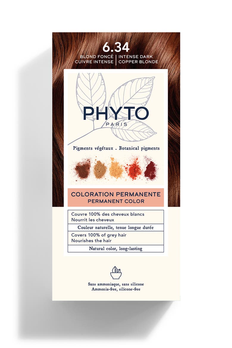 Phytocolor Permanent Hair Color, Main, color, 6.34 COPPER BLONDE
