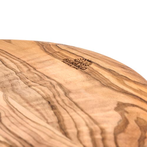 Berard Olivewood Handcrafted 9-inch Round Cutting Board In Brown