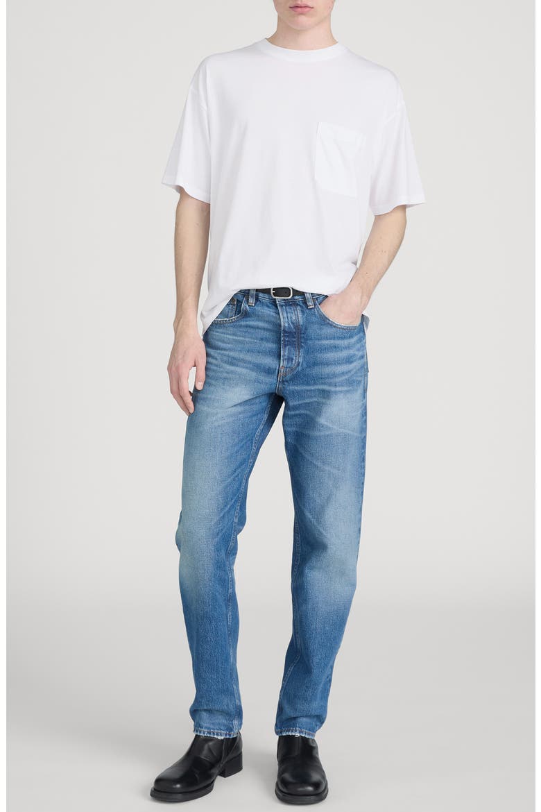 Relaxed Pima Cotton Pocket T-Shirt, Alternate, color, WHITE