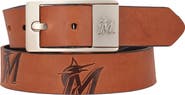 EAGLES WINGS Miami Marlins Brandish Leather Belt