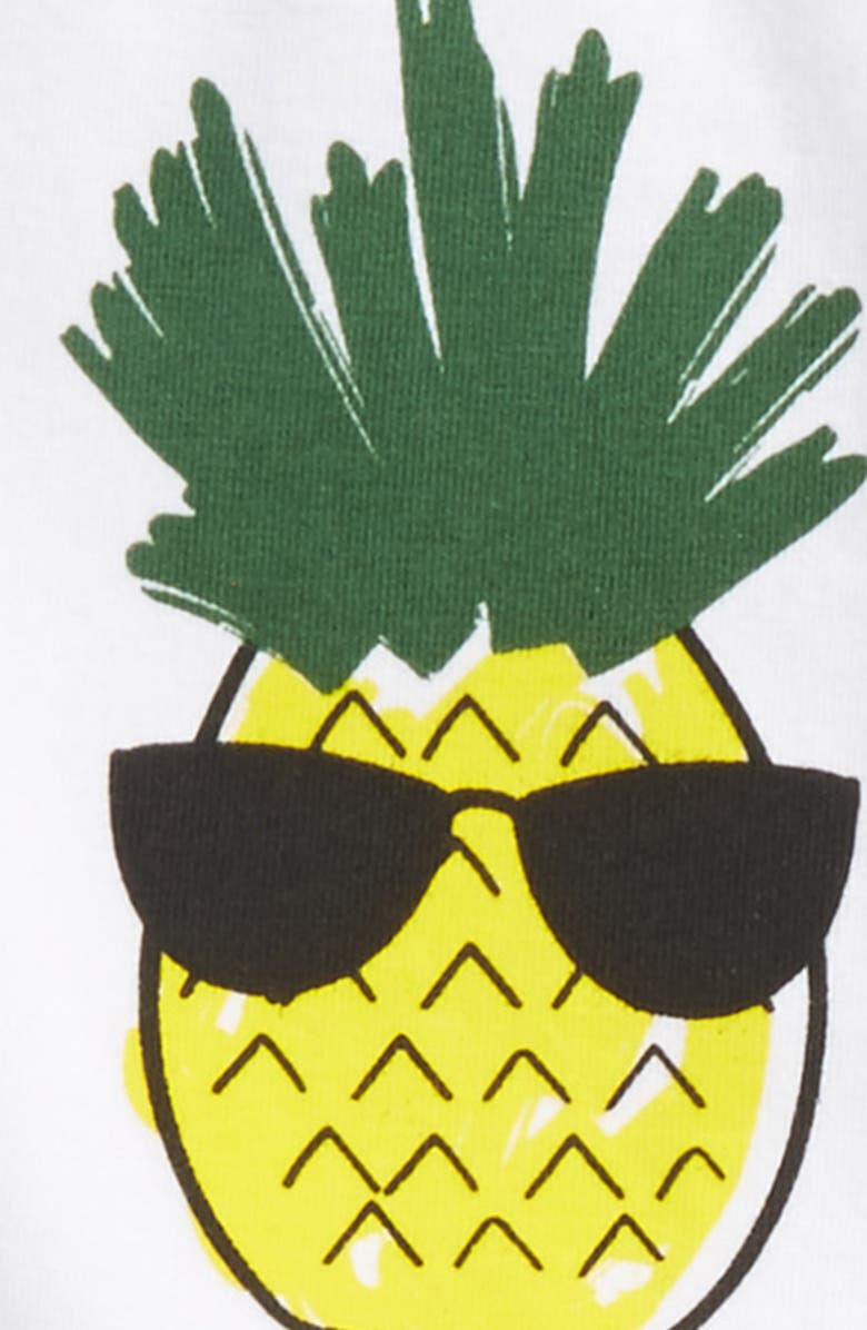 TINY TRIBE Cool Pineapple T-Shirt & Pants Set, Alternate, color, 