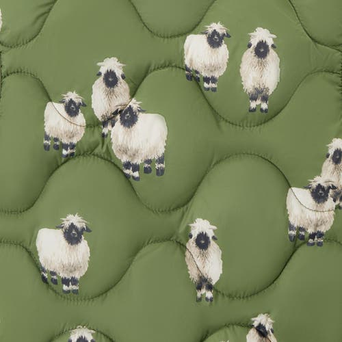 Milkbarn Down Vest In Green