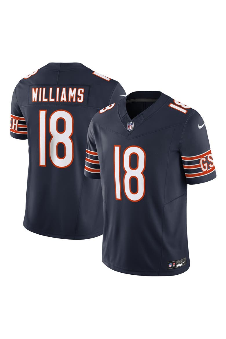 Men's Nike Caleb Williams Navy Chicago Bears Vapor F.U.S.E. Limited Jersey, Main, color, Navy