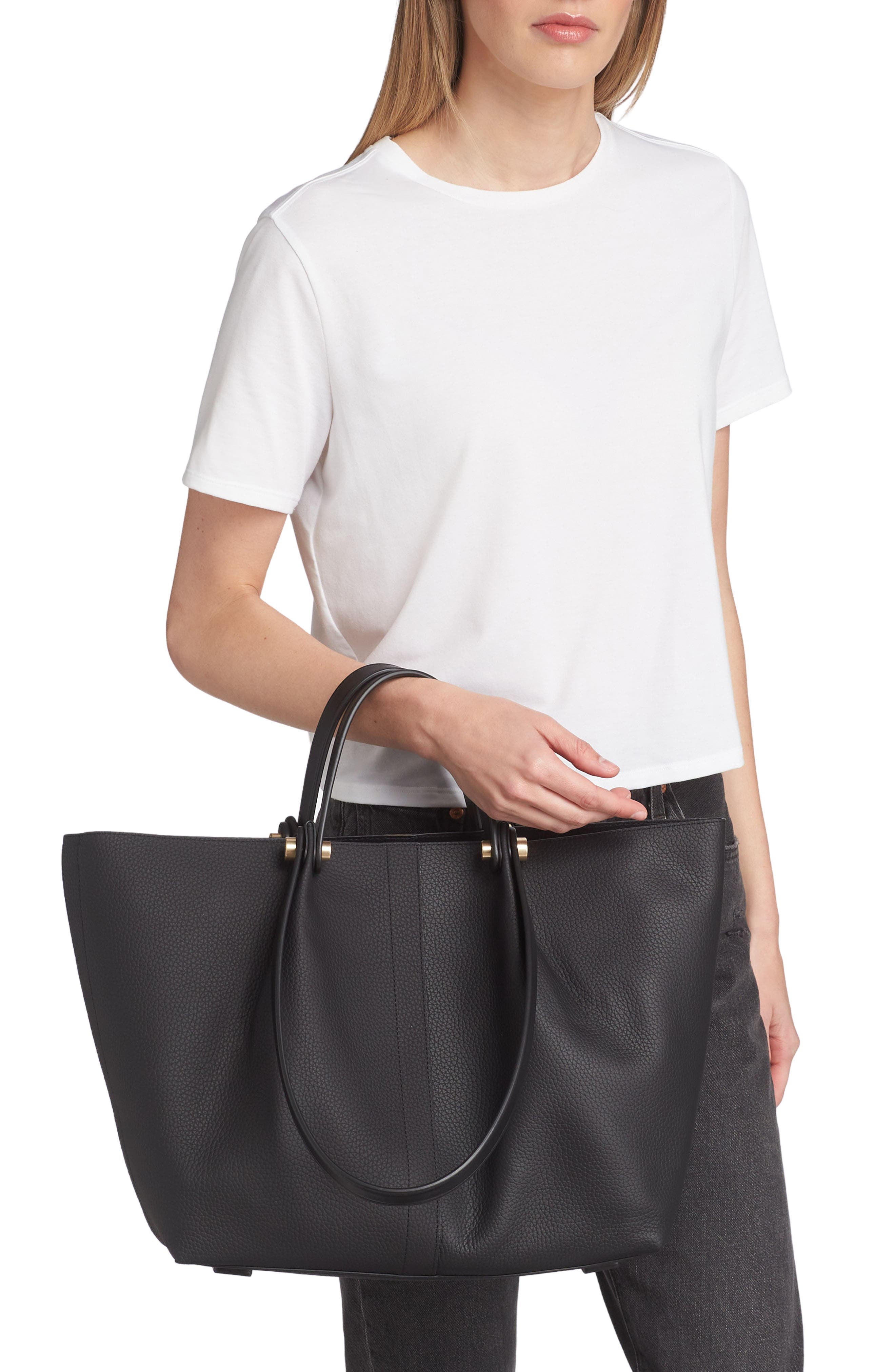 AllSaints Allington Tote, Alternate, color, 