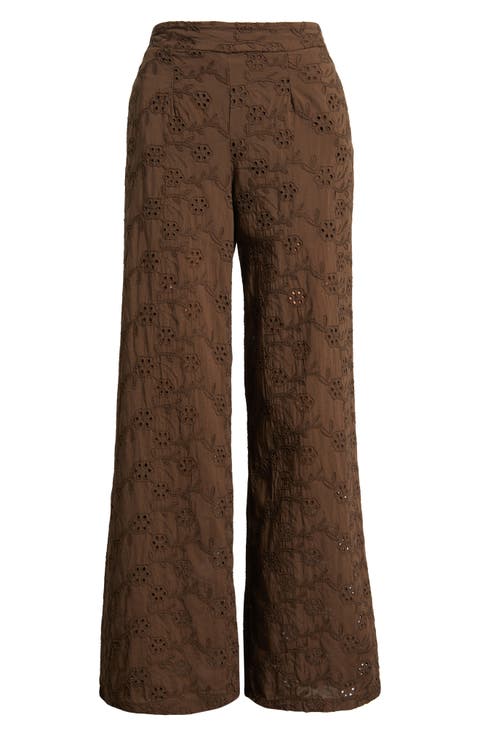 Colosseum Cotton Eyelet Pants
