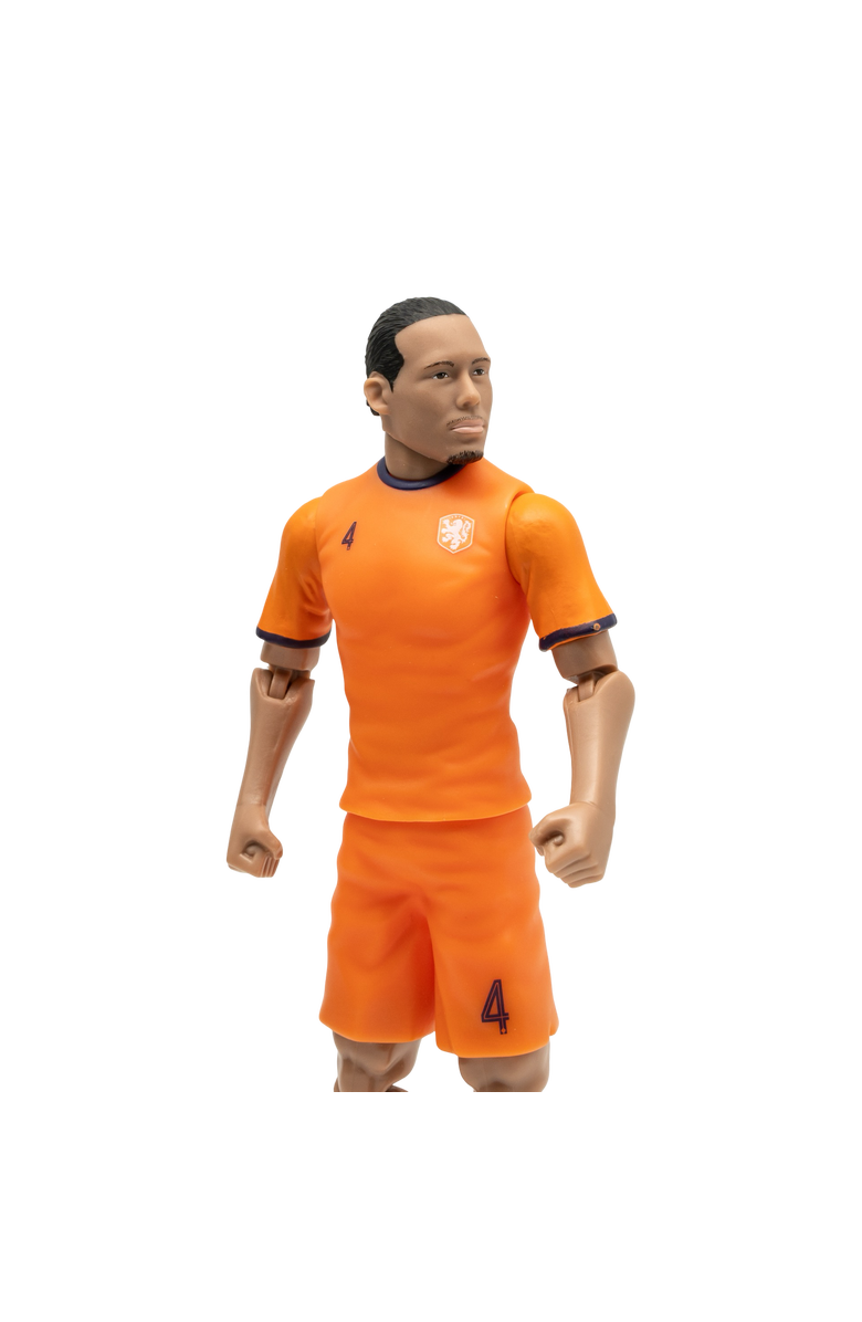 Banbo Toys Sockers Netherlands National Virgil van Dijk 8" Soccer Action Figure, Alternate, color, Orange