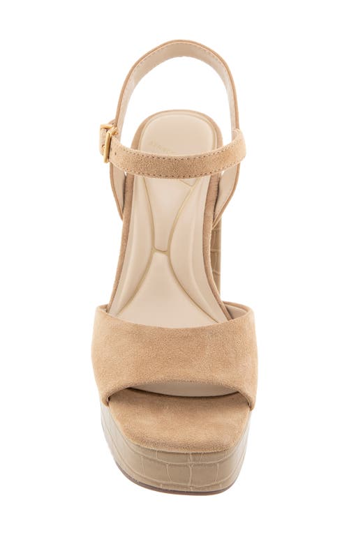 Kenneth Cole Parton Ankle Strap Platform Sandal In Pink