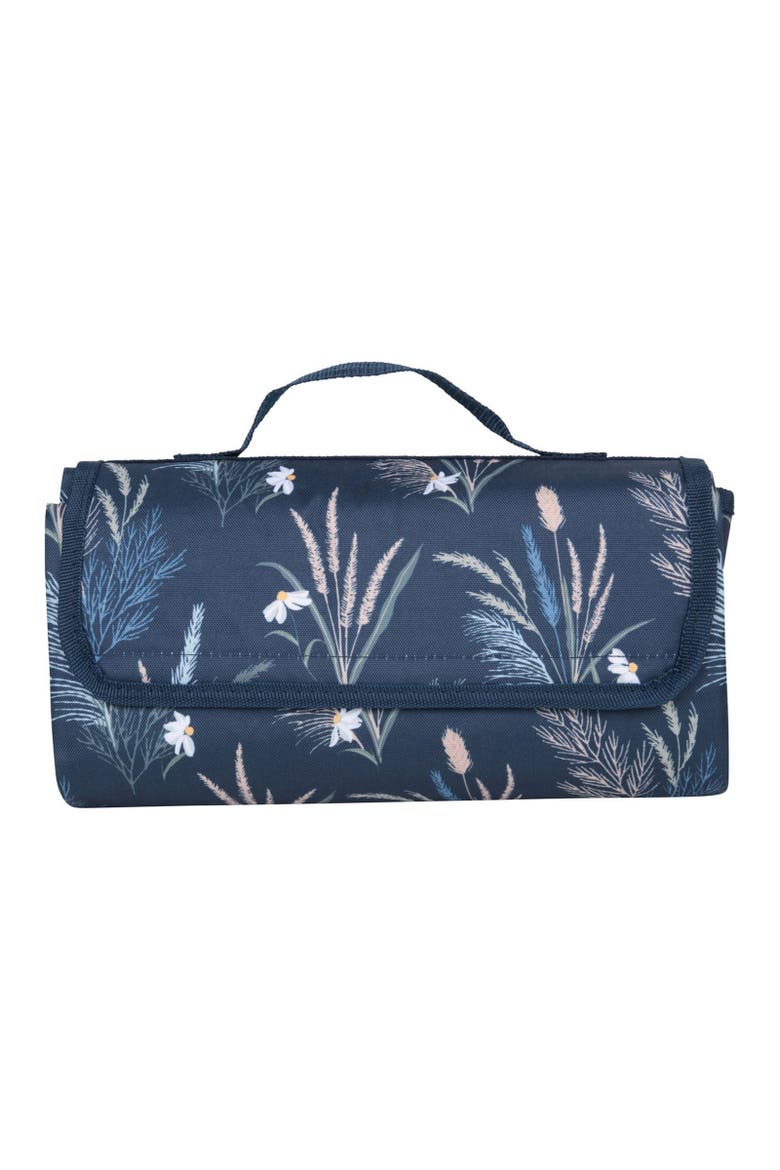 Patterned Picnic Mat, Main, color, Dark Blue