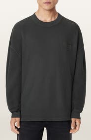AllSaints Lex Waffle Long Sleeve T-Shirt