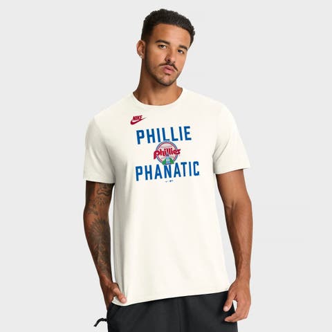 Men's Nike Cream Philadelphia Phillies Cooperstown Collection ‘70s Inspired T-Shirt