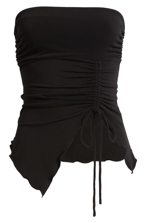 Rem Cinched Strapless Top