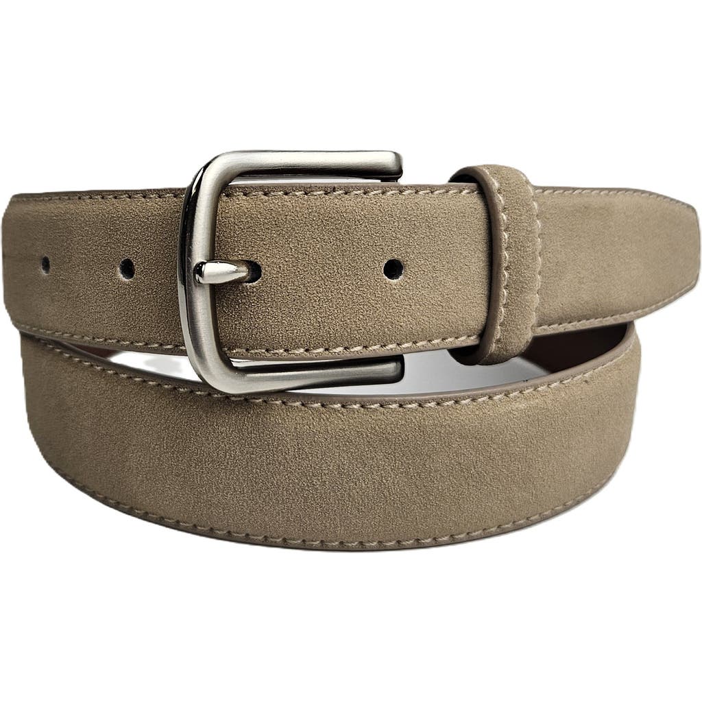 Vince Camuto Ultra Suede Belt In Brown
