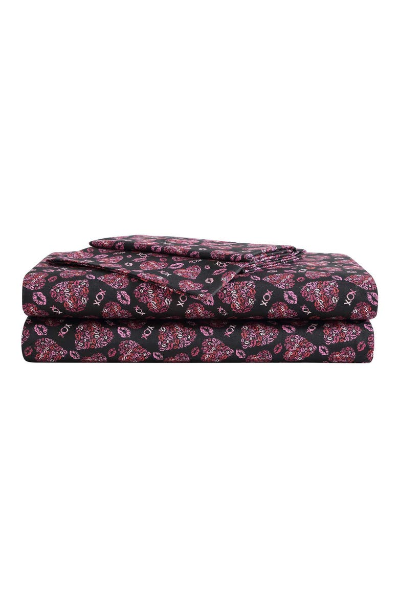 Lipstick Betsey Sheet Set, Main, color, LIGHT / MEDIUM PINK