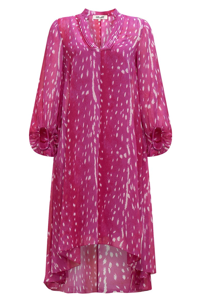 Ileana Print Shift Dress, Alternate, color, FAWN SANGRIA