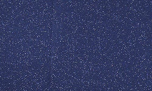 Sl Fashions Sparkle Crystal Embellished Faux Wrap Gown In Blue