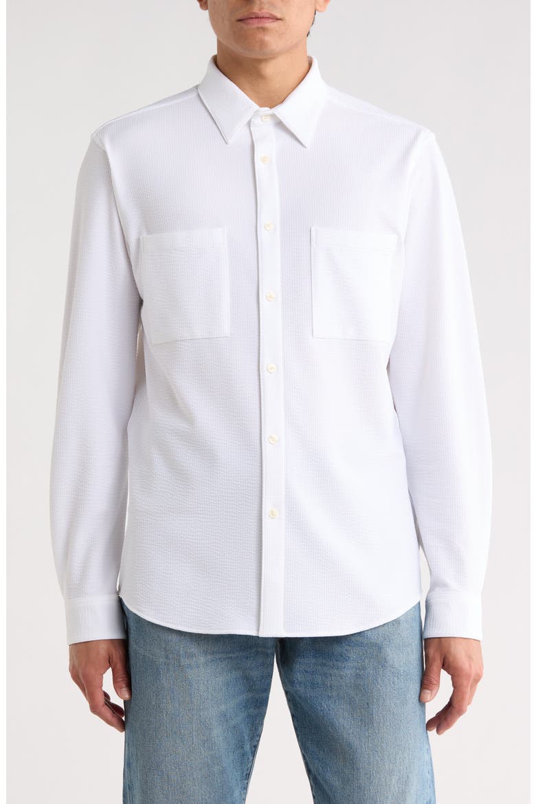 Irving 2P Stretch Button-Up Shirt, Main, color, WHITE