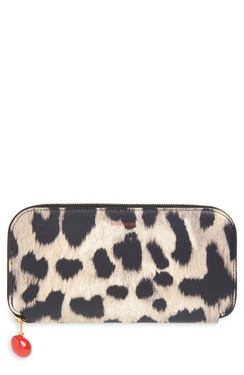 Lucky Charms Printed Leather Zip Wallet