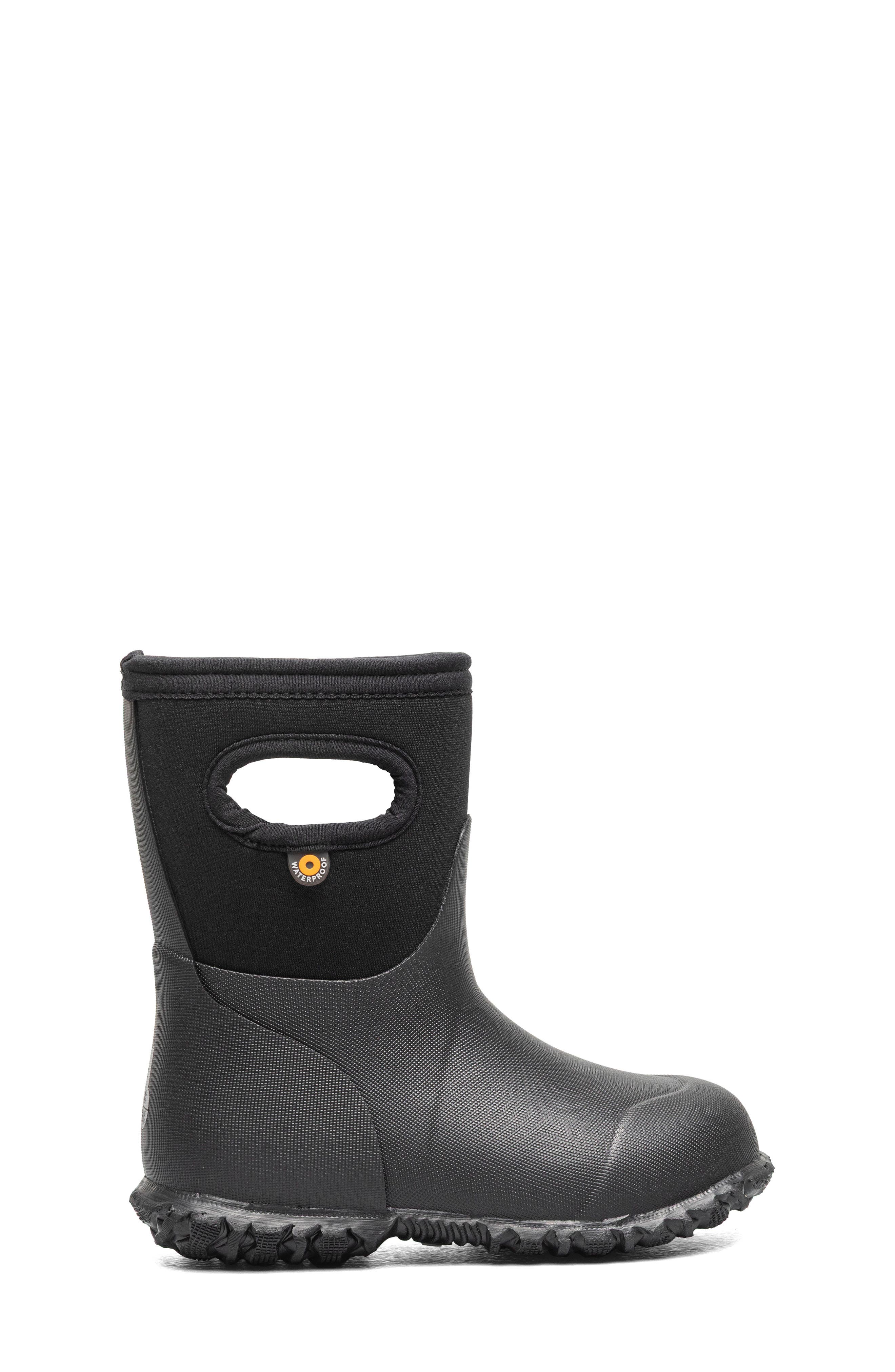 Bogs Kids' Roamer Waterproof Boot, Alternate, color, Black