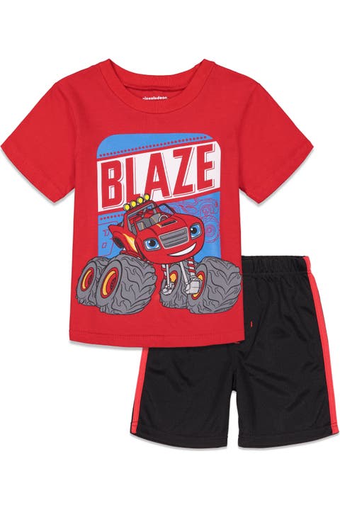 Blaze And The Monster Machines 2-piece Tee And Shorts Set (toddler, Little Kid & Big Kid)