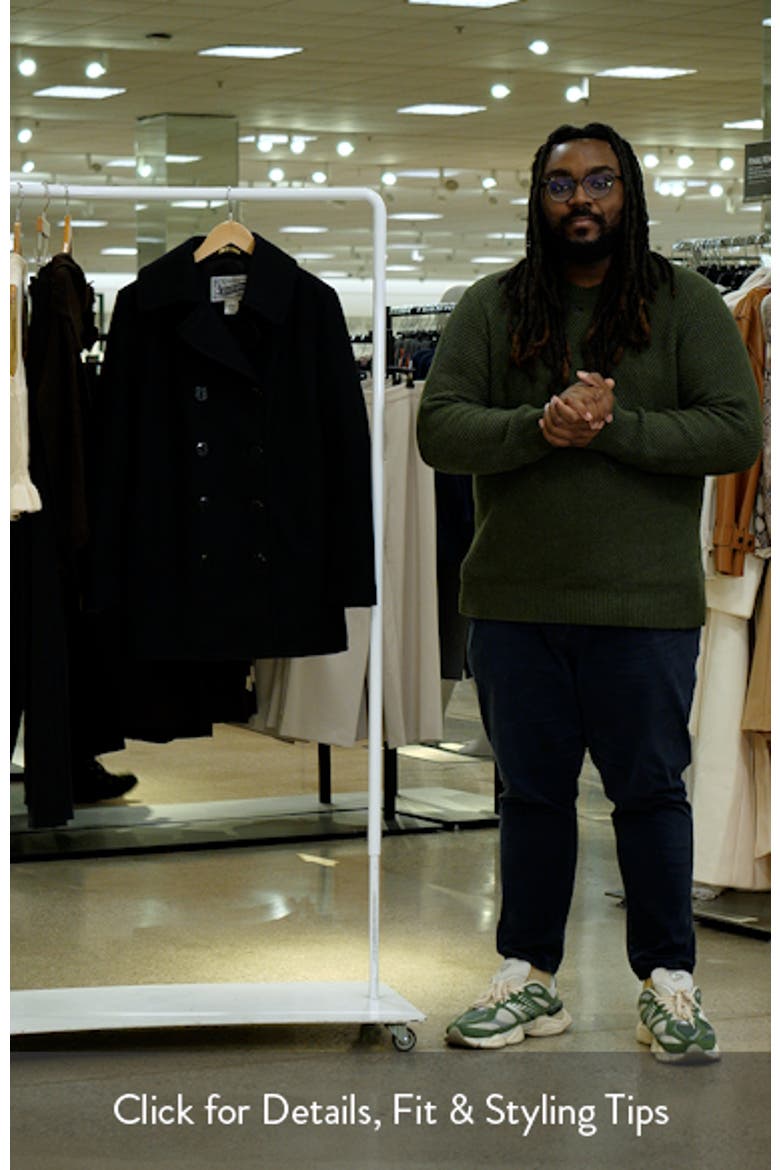 Wool Blend Peacoat video