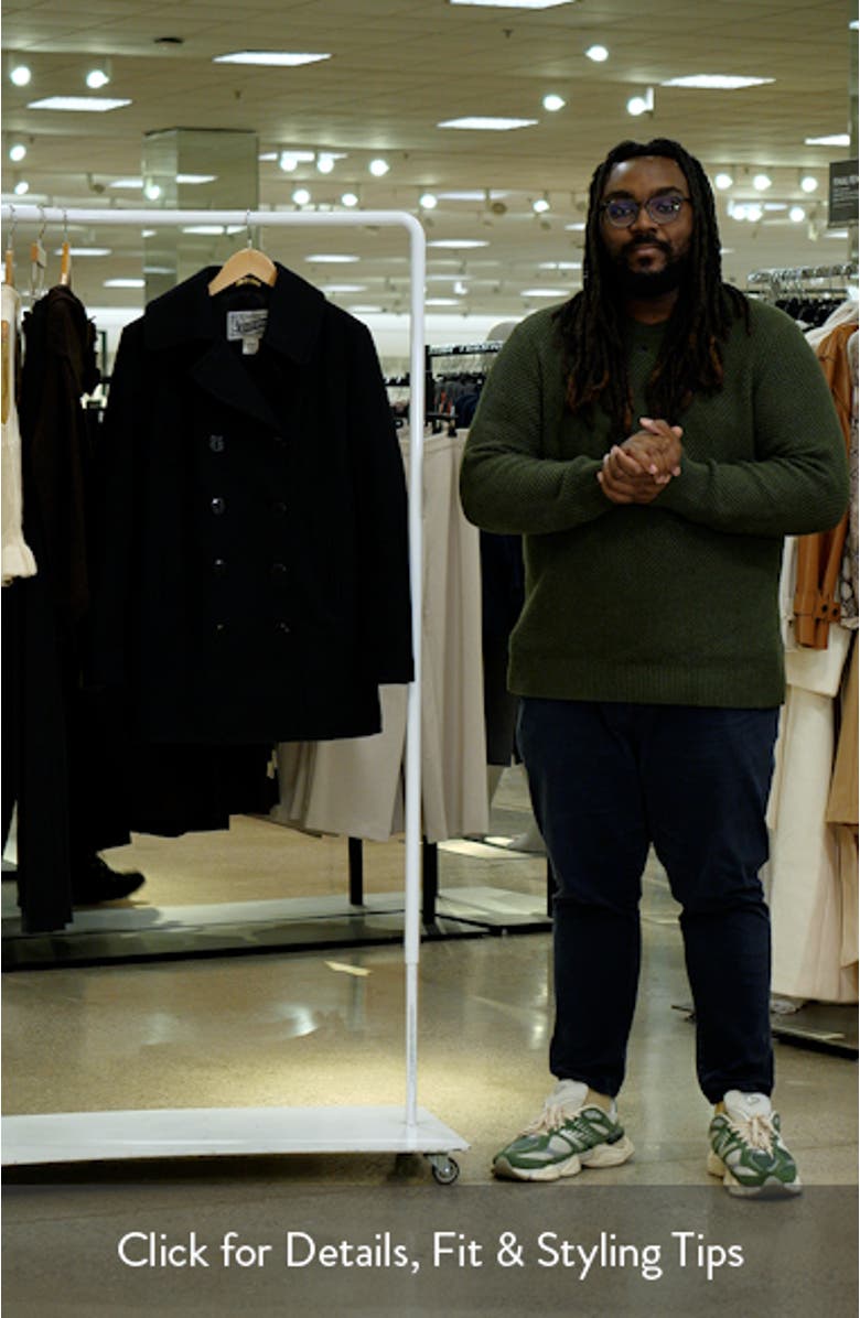 Wool Blend Peacoat, sales video thumbnail