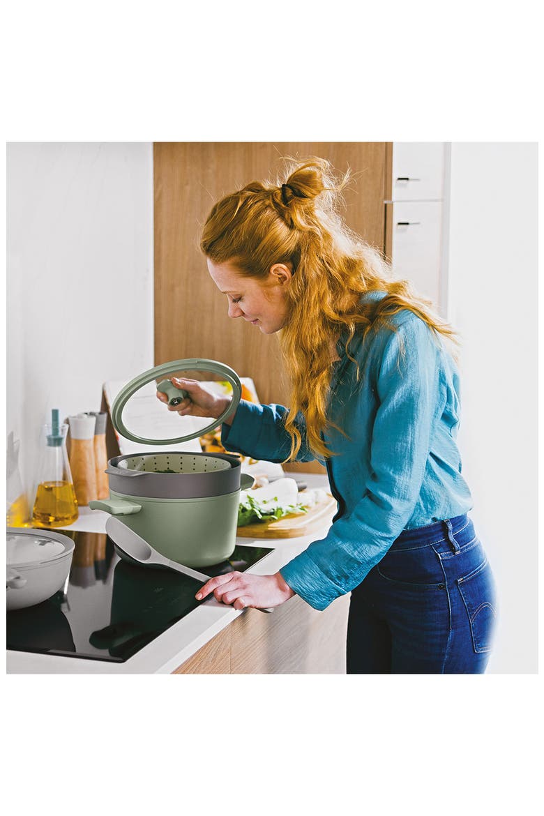 Leo Balance Collapsible Steamer, Alternate, color, SAGE