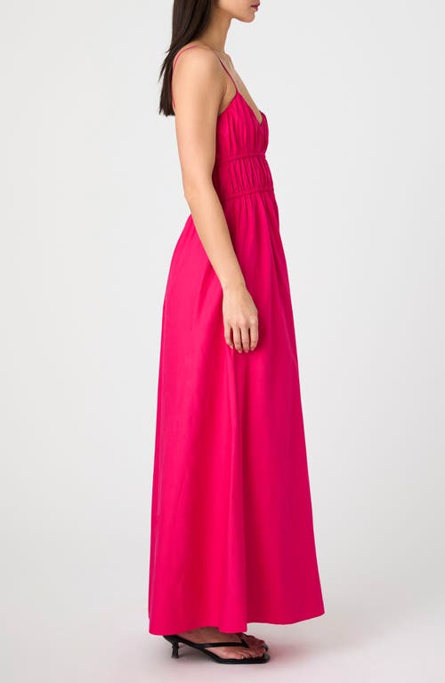 French Connection Us Poplin Ruched Maxi Dress French Connection Dresses